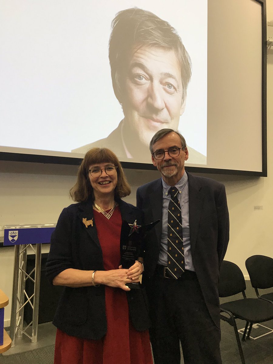 CRiPS_UoD's tweet photo. We did it ! @thescpn winner of the @stephenfry award for #publicengagement @dundeeuni https://t.co/iLmXtEaUhK