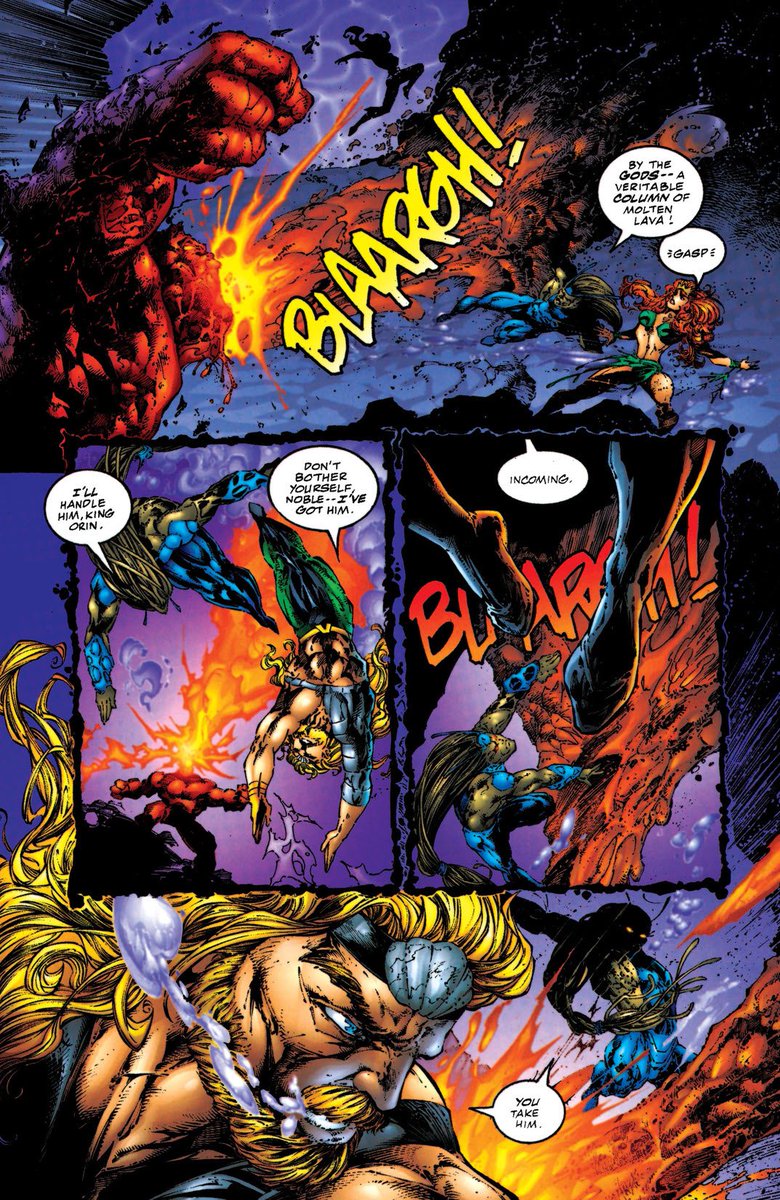 DannyMiki_'s tweet photo. #FBF came across an #oldie! #Aquaman #53. w #EricBattle, @NormRapmund & @ErikJLarsen colors by #RichardHorie & #TanyaHorie #Mera #KingOrin #Superman #DCComics
@aquamanmovie @DCComics
#inks #inkworks #thesea #theocean #thedeep #Metropolis #Atlantis
#wheresEricBattlebeen? https://t.co/PU59jAG4gL
