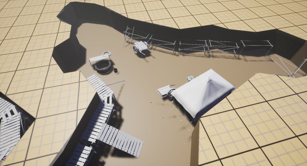 PunchFrost's tweet photo. Huge thanks to everyone on our art team for getting so many models in engine ready for level designers! You all rock 🤘#indiegame #indiegame #gamedev #gamedevelopment #IndieGameDev #ue4 #lowpoly https://t.co/WMcoFLzWHu