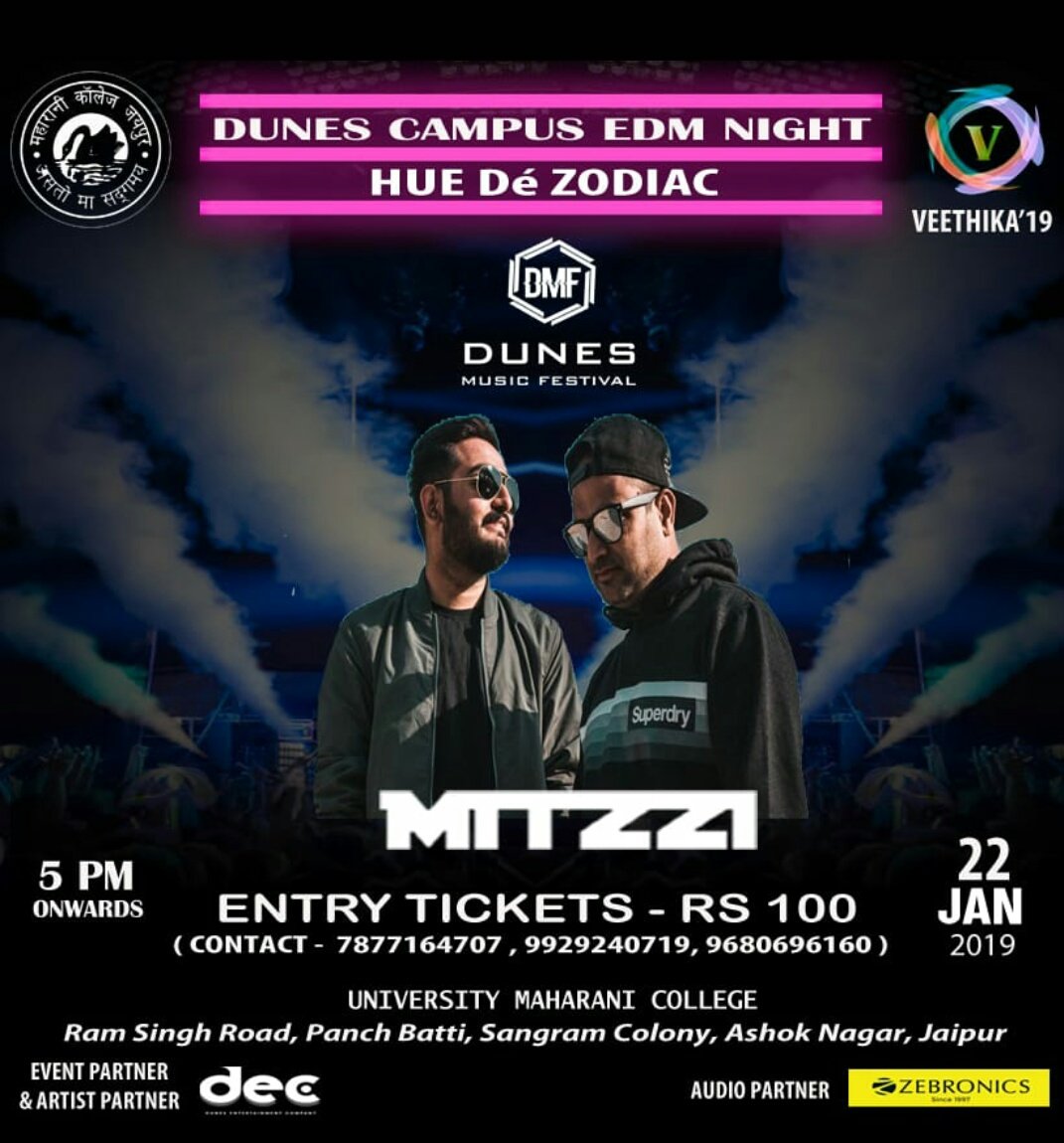 CollegeMaharani's tweet photo. VEETHIKA 2019 PROVIDES WITH SOO MUCH FUN, IN SOO LESS
Be a part of this journey, show us what you've got with the sick beats that'll make you jump in the air
For more information about the fest check out the website link in bio. 
Stay tuned https://t.co/5uDGwAjuNs