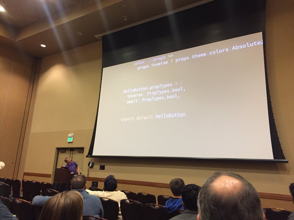 AishaBlake's tweet photo. First session of the afternoon: learning about @gatsbyjs from @willcodeforfoo #CodeMash2019 https://t.co/vatk5IlyzE