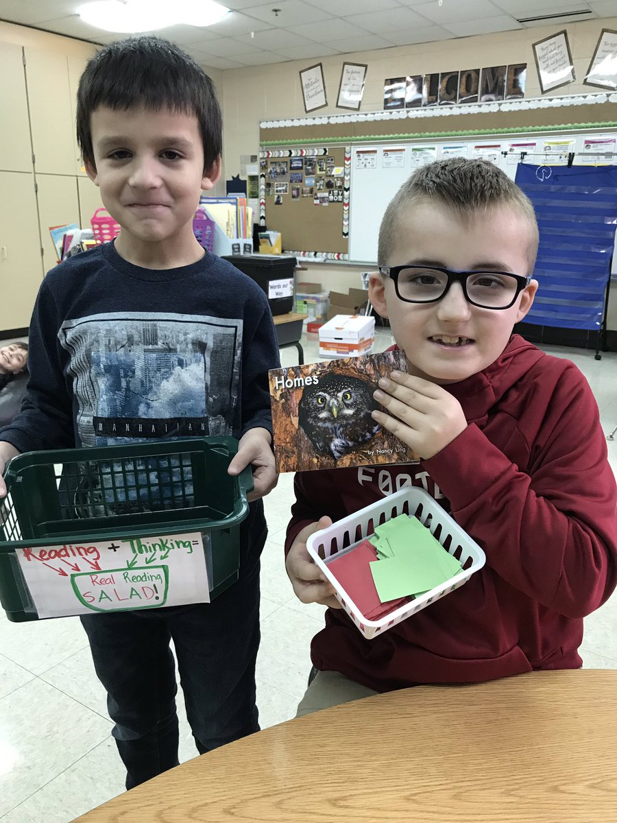 MWood113a's tweet photo. Making some REAL READING SALAD in reading groups today! #thinkingaboutreading  @TannyMcG #SD113a #OWbears https://t.co/Ml7y1998hK