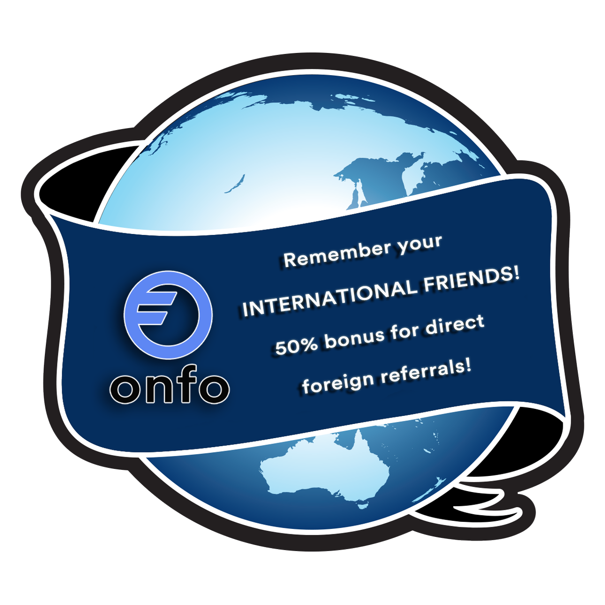 Onfocoin's tweet photo. 15 ONFO bonus for direct foreign referrals! https://t.co/0evfD9hr2e