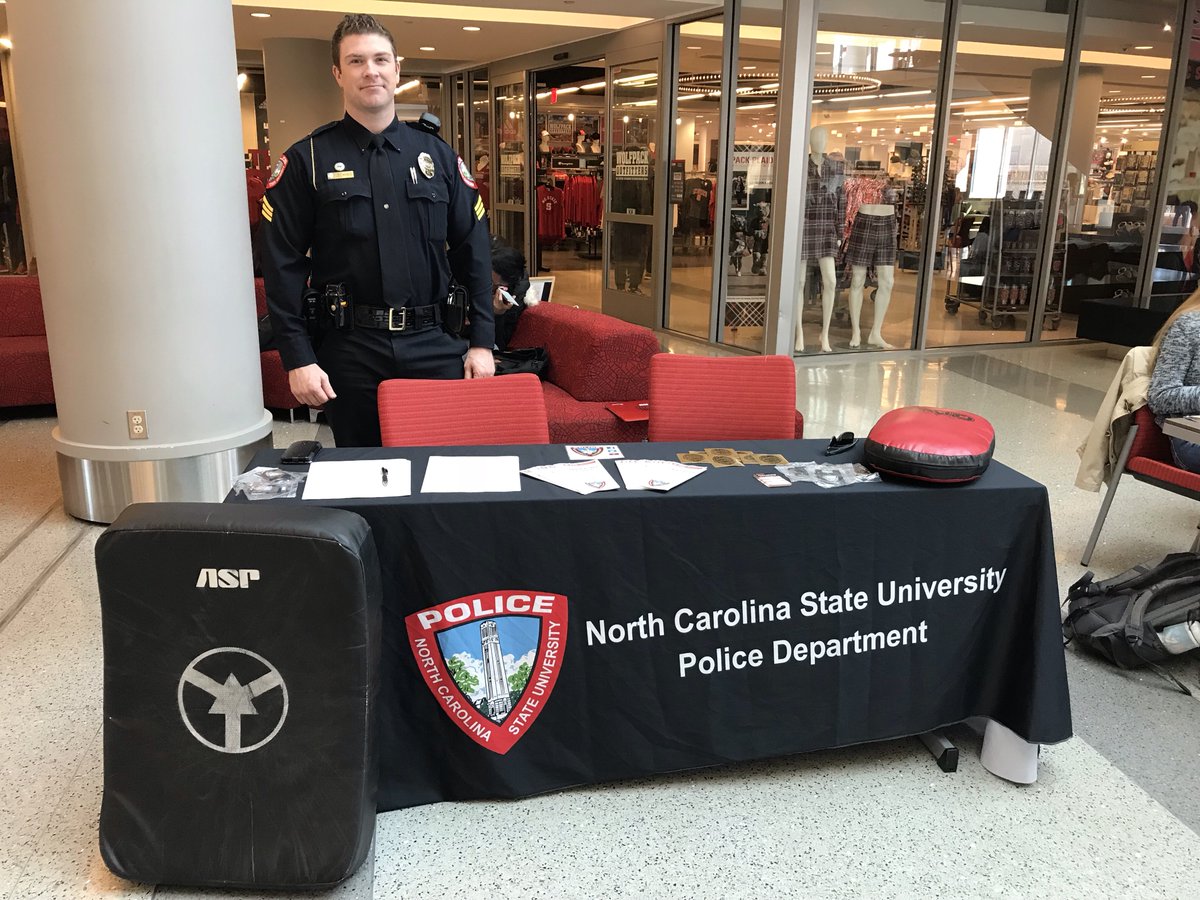 NCSUPolice's tweet photo. #PackPD is out at @NCStateUnion with information about our different free safety programs! Come out and see us! https://t.co/izJdJRorhH