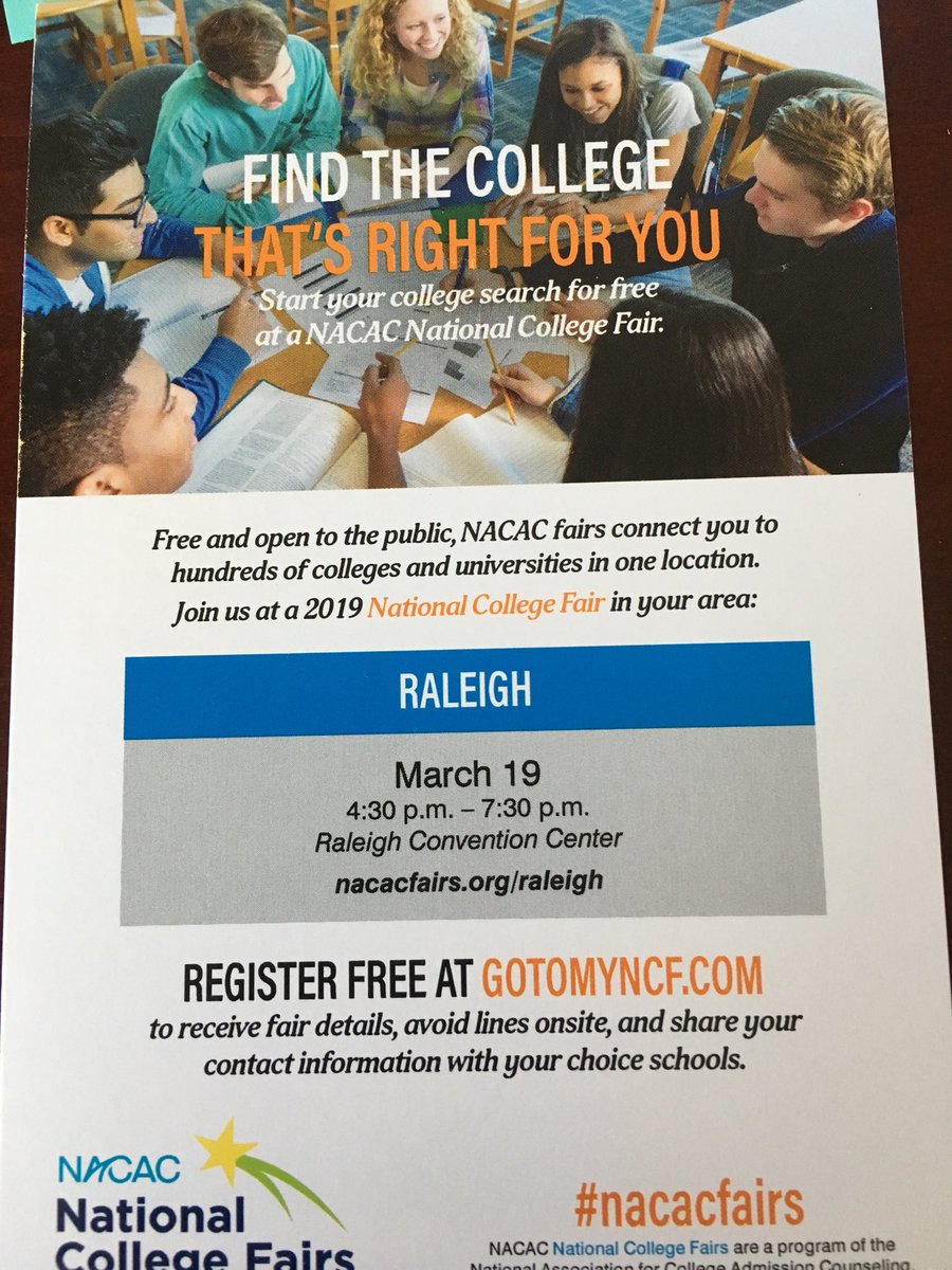 rachaelbama17's tweet photo. HS students &amp; educators- save the date! Over 100 colleges &amp; universities, including ⁦@UofAlabama⁩ will be in Raleigh on March 19th. This is a really great opportunity &amp; we hope to see you there!  ⁦@RollTideRaleigh⁩ https://t.co/1HdjlBdvCb