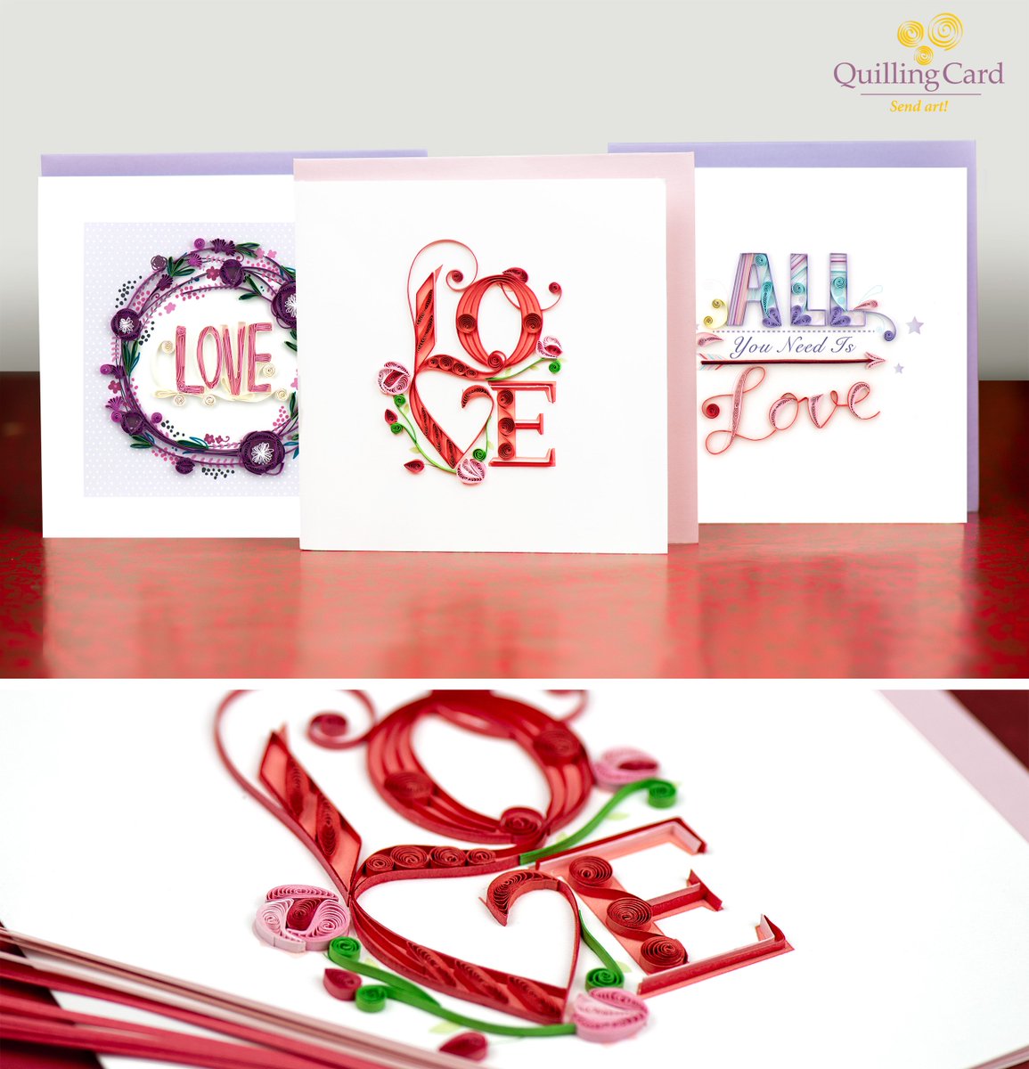 QuillingCard's tweet photo. Love is already in the air. Spread love to all your favorite people this Valentine's Day!

Follow the link in our bio to view our entire collection!

#love #lovenotes #loveletters #VDay2018 #ValentinesDay2019 #quilling #stationery #handmade #fairtrade #greetingcards #paperart https://t.co/AjQ78SBDIn