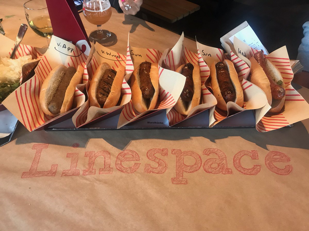 LinespaceStudio's tweet image. Perfect day for our New Year office outing at the @wurstkuche, #LosAngeles Arts District. #Happy2019! #wurstkuche #Linespace