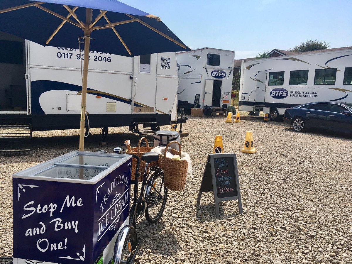 welshicetrike's tweet photo. We loved treating the cast and crew of the brand new #netflix series #sexeducation last summer @GillianA loved our salted caramel #welshicecreamtrike #wales https://t.co/V98X1fyXo4