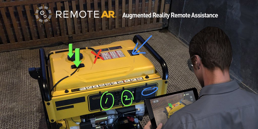 ScopeAR's tweet photo. Happy New Year! With the new year comes a new version of Remote AR! #RemoteAR 2.0 has launched and features a reimagined experience with an overhauled user interface to make it even easier to use than before. To learn more, contact us at sales@scopear.com. https://t.co/n5B0cknnob