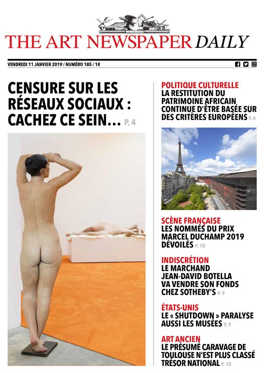 alexcrt_art's tweet photo. #NEWS Dans @tandailyfrance du 11/1 retrouvez mon indiscrétion sur un marchand d'arts décos XXe de la rue de Seine qui arrête les salons et va vendre sa collection chez @SothebysFr #francoisxavierlalanne #LineVautrin #DiegoGiacometti #auctions @padartdesign #confidentiel #art https://t.co/iGH8XJSLN8