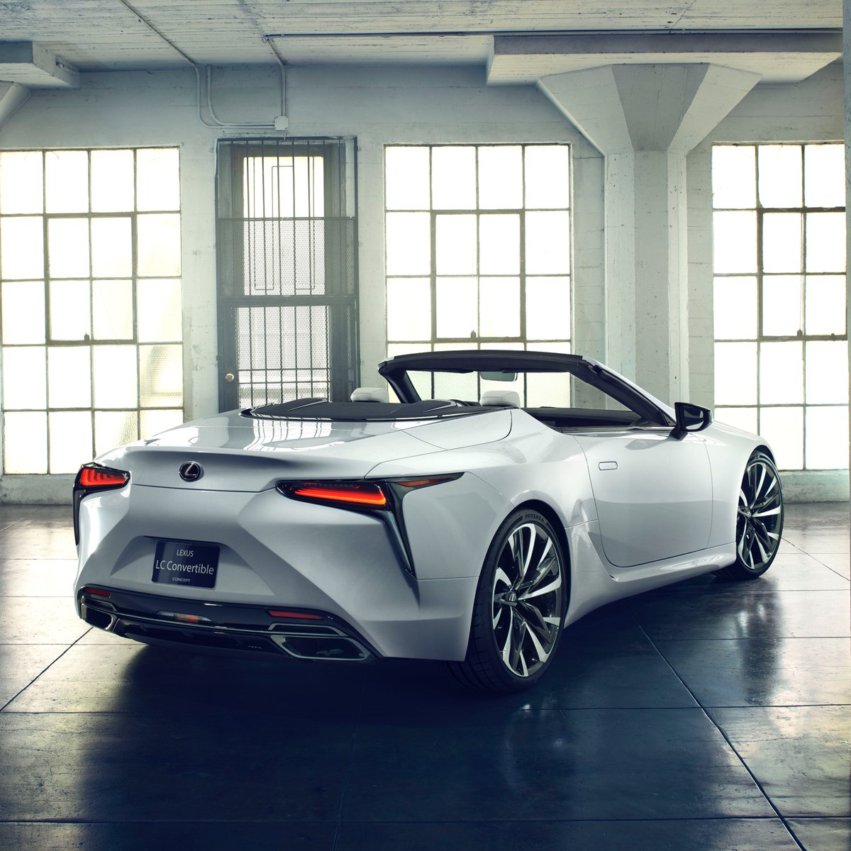 Lexus's tweet photo. The latest in luxury high speed aircrafts, the #LexusLC Convertible Concept. Thoughts? #NAIAS #LexusLCC https://t.co/e8UhhIOFB5