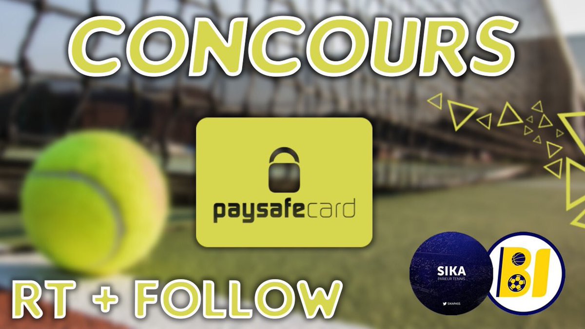 SikaPronos's tweet photo. #Concours 💰

🎁 Remporte 20€ de Paysafecard 

RT+Follow @SikaPronos &amp; @BiPronostics 

📅 Tirage au sort dimanche à 22h.

#TeamParieur https://t.co/64vebs0nkU