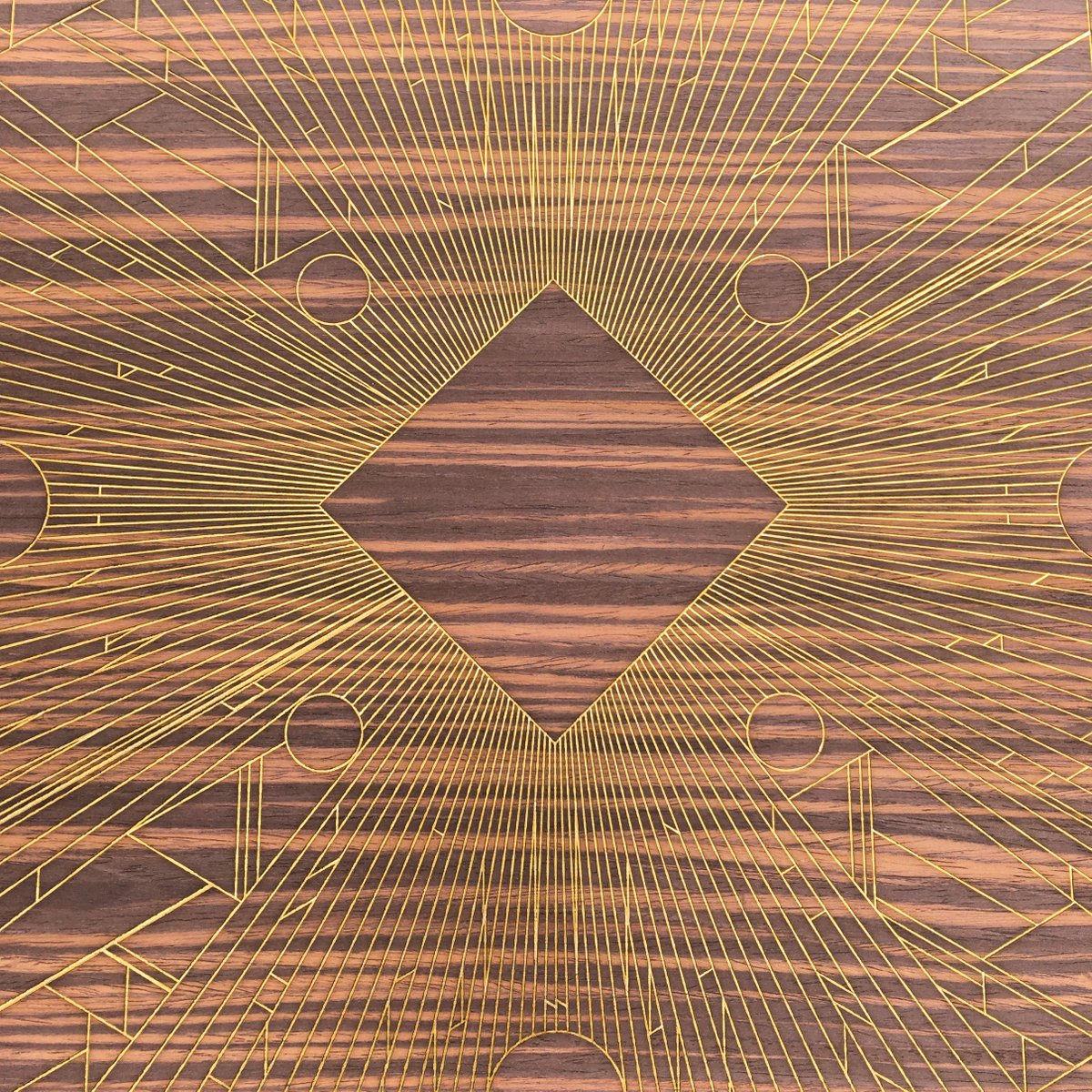 JacobJoaquin's tweet photo. Generations on 3’x1’ Brass Plate · 2019
J. Joaquin and J. Good
Code, Brass, Ebony Wood
· · ·
#art #contemporary #creativecoding #dailyart #design #generative #generativeArtifact #geometric #processing https://t.co/VPdSjwilpX