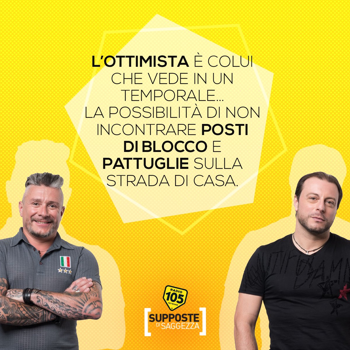 Radio105's tweet photo. È già un quarto d'ora che quei "delinquenti" 😝 di Paolino &amp; @MARTINKLEIN105 viaggiano a tutta velocità a bordo del Treno della Notte 🚅🌃
Salite a bordo 😏
👉 https://t.co/bsrR14Or6p
#105NightExpress https://t.co/k1JDjU8XkP