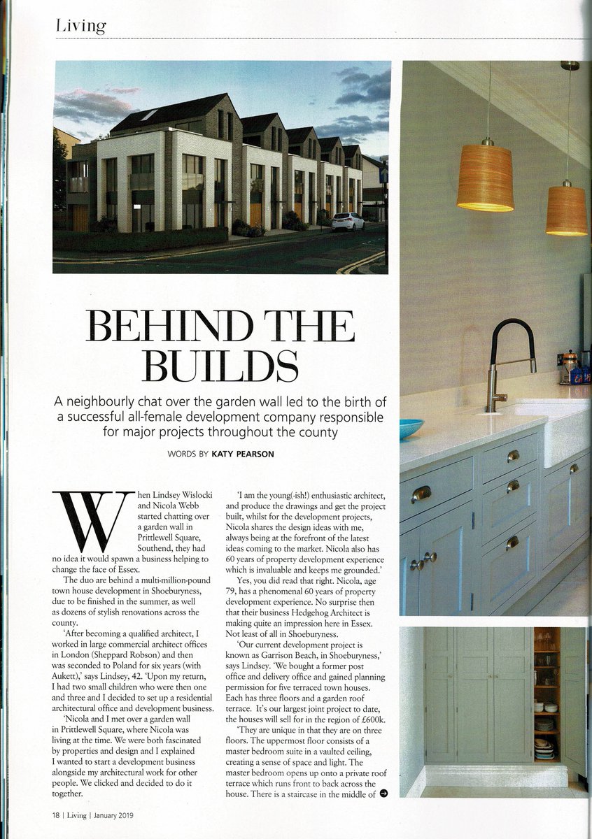 Hedgehog_Archs's tweet photo. Hedgehog Development article in Essex Living https://t.co/Ig5kO5EEM7