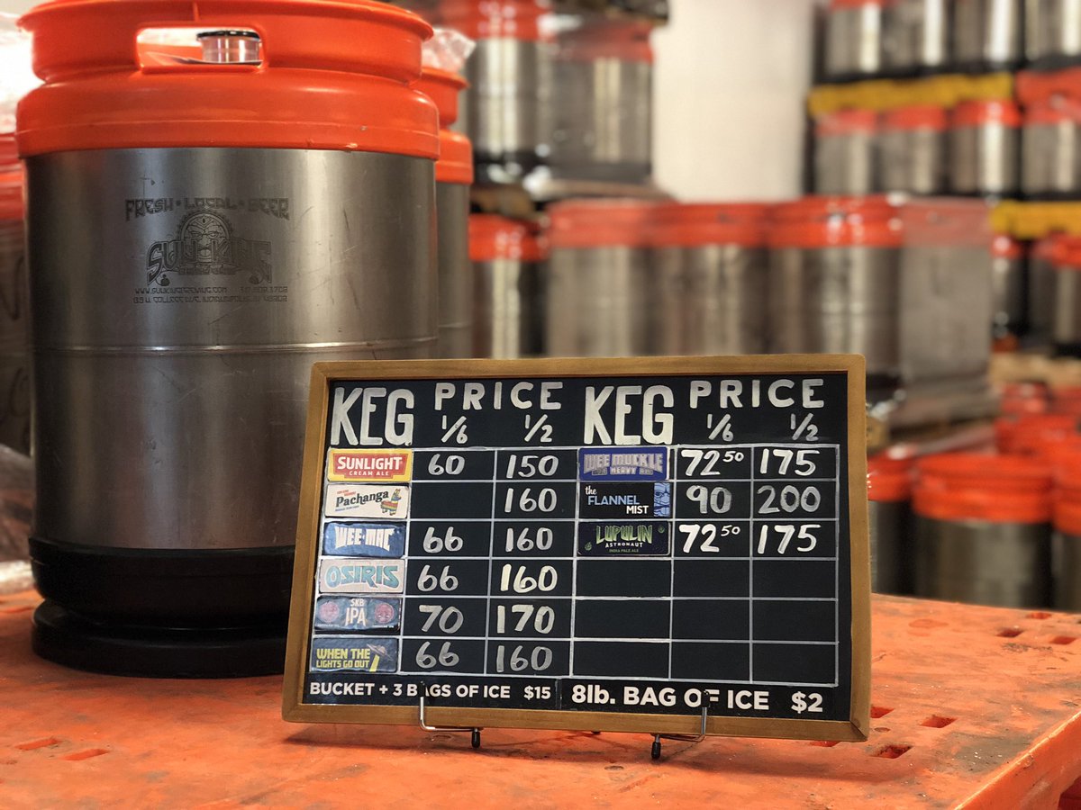 SunKingBrewing's tweet photo. What snow?
We are getting ready for the weekend with #bluefridayblitz $6 growler wills on Sun King Core Beers. Kegs and cans to go! AND 25% off package meet goodies from @ocaskb @smokinggoosemeatery
#sunkingbrewery #gocolts #growlerfillfriday #winterweatheradvisory https://t.co/ShT41Ravs6