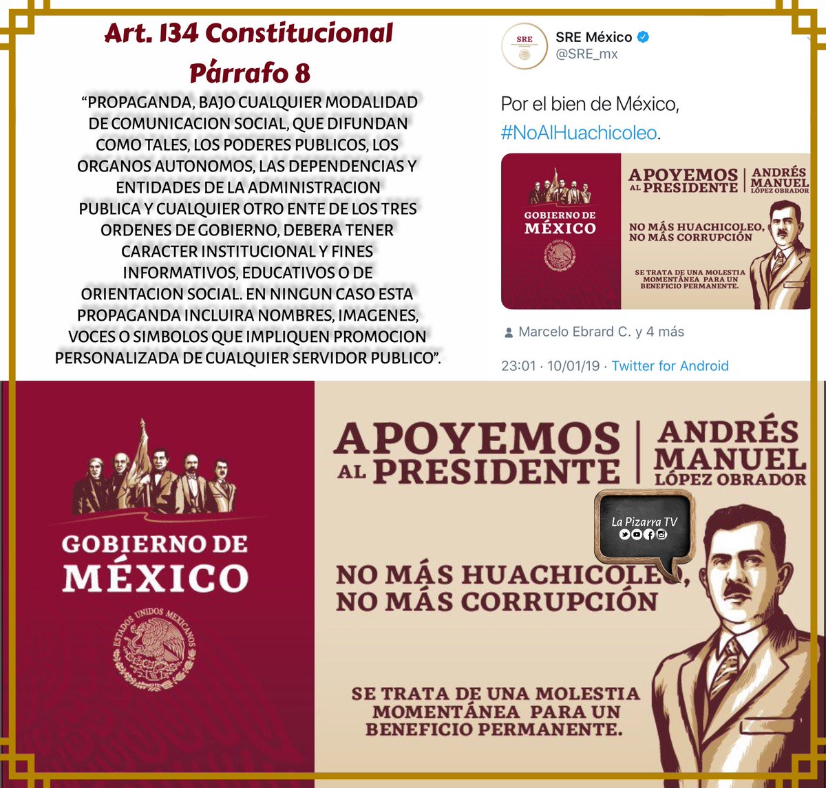 La Pizarra TV's photo on 134 de la Constitución