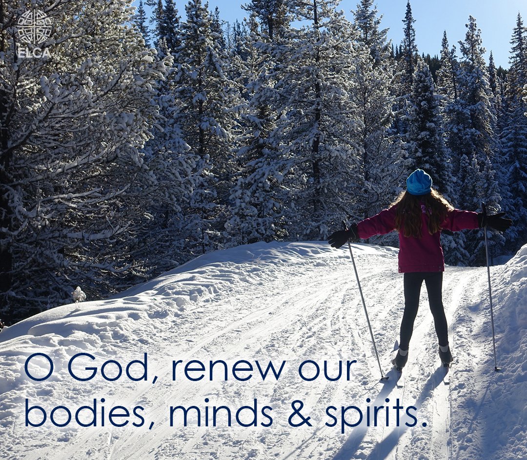 ELCA's tweet photo. O God, we thank you for times of refreshment &amp; peace in the course of this busy life. Grant that we may so use our leisure for the renewal of our bodies and minds that our spirits may be opened to the goodness of your creation; through Jesus Christ, our Savior &amp; Lord. (ELW p 80) https://t.co/P3pFtxV25H