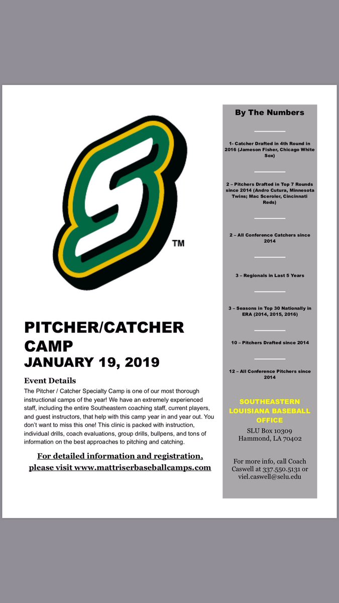 SLU Baseball Camp tweet media