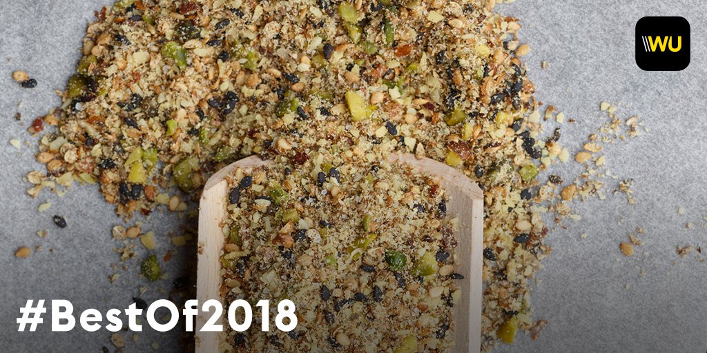 WesternUnion's tweet photo. One of our #Favorite discoveries of 2018 was #Duqqa from Egypt. What's a new food that you tried for the first time last year? #WUNomNom https://t.co/S1TTM1jqjq