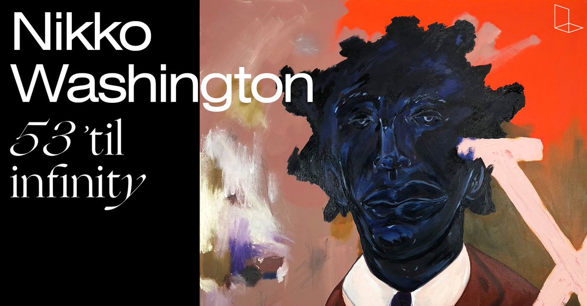 LoganUChicago's tweet photo. Tonight, Hyde Park native Nikko Washington's solo exhibition at @LoganUChicago opens. Join the artist for a reception at Cafe Logan at 6pm. #53tilInfinity https://t.co/hPWuATdhWE https://t.co/tmflmhiY6O