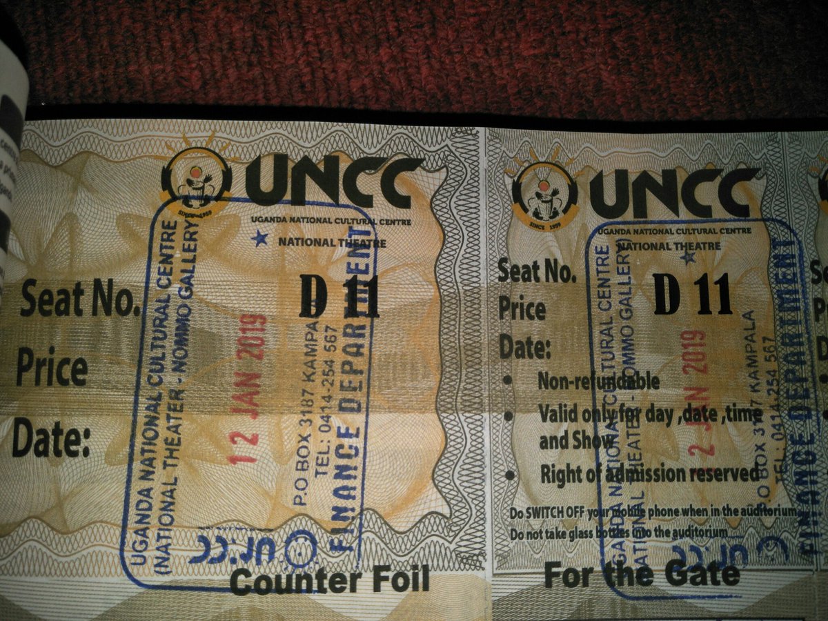 PoetryVersesUg's tweet photo. For only 15k
And you're in for a treat 
At the #PoetryVerses18 show 
Ku National Theatre (UNCC)  
From 6pm 

Come in time so you can claim one/two of these tickets for yourself..

And thou shall Unlock poetry,  spoken word and a musical drama; tomorrow the  12th Jan. 
☺☺😎😎👊 https://t.co/vXRjQq5TNA