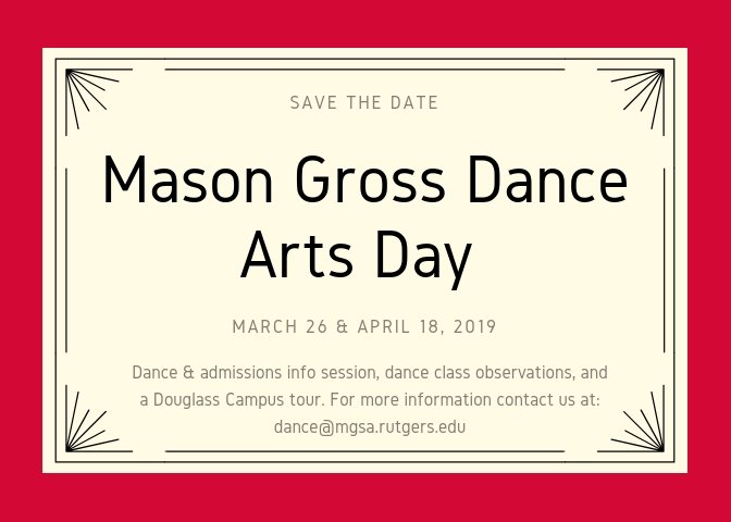 Mason Gross Dance tweet media