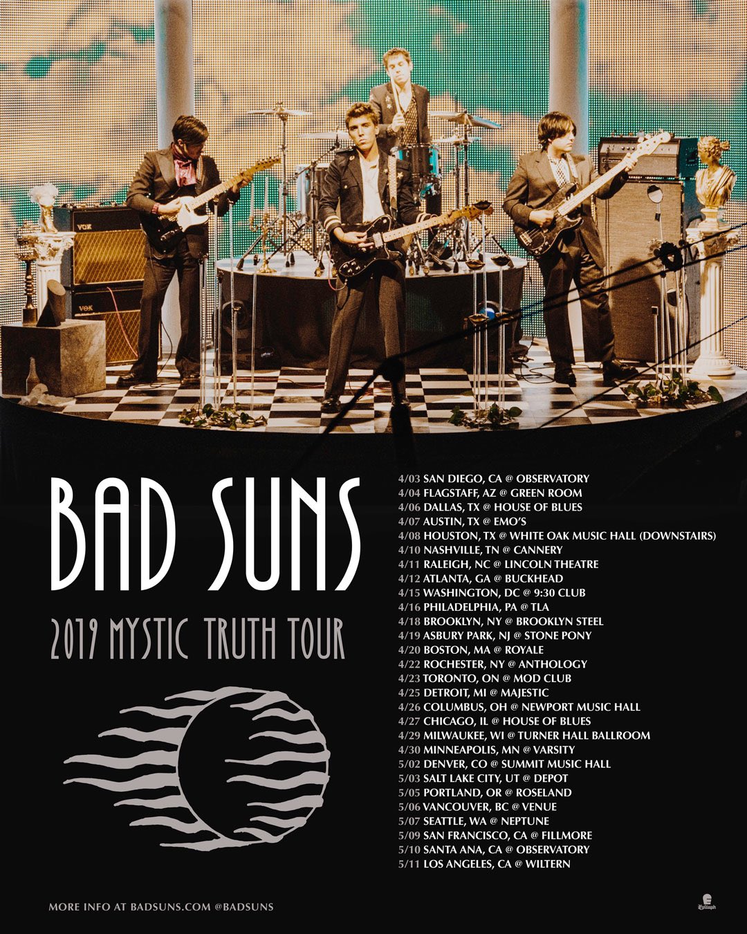Bad Suns on Twitter "see you this spring on the mystic truth tour...…