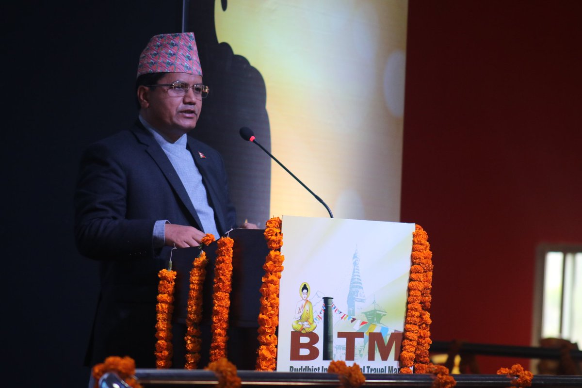 Lumbinidtrust's tweet photo. Buddhist International Travel Mart #BITM2019 Inaugural Ceremony concluded in Lumbini. We would like to thank the representatives from Government, national and international tourism entrepreneurs and other stakeholders for making this ceremony successful.

#visitnepal2020 https://t.co/IYvZKBB1AB