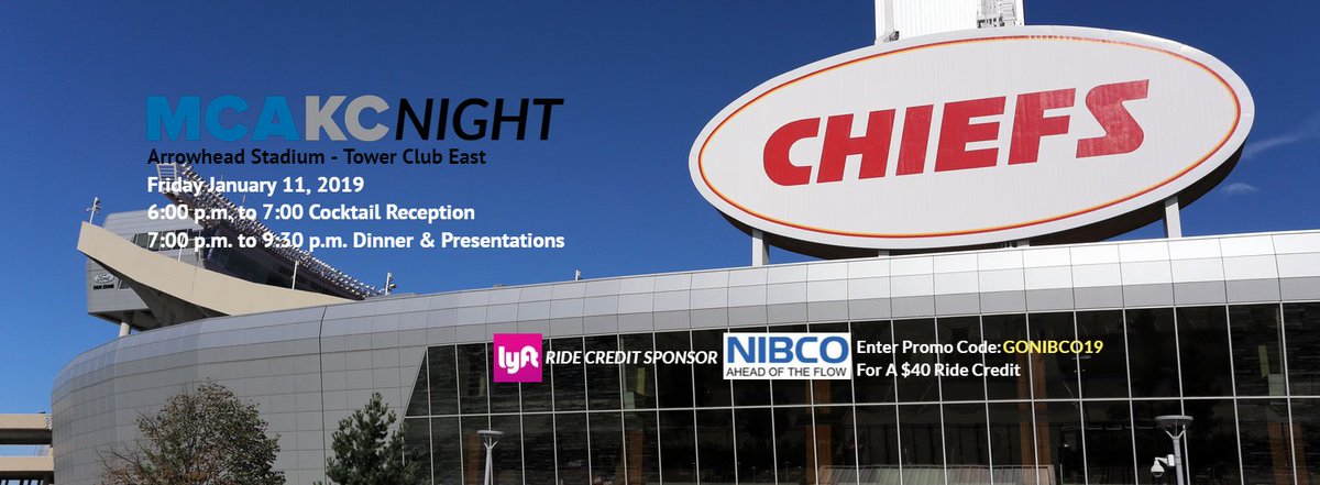 MCAKansasCity's tweet photo. Tonight is MCA of Kansas City Night at Arrowhead Stadium.  Our Featured Guest is Mitch Holthus, "voice" of the Kansas City Chiefs.  We'll see you all there! #MCAKC https://t.co/UMiNggqoYL