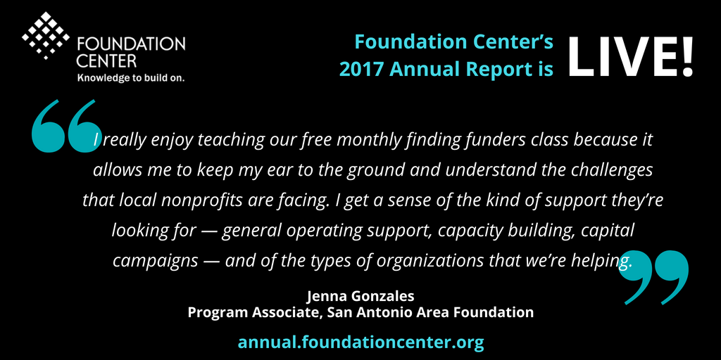 CandidDotOrg's tweet photo. How can we bring data and knowledge to your community? Find out and read other highlights in @fdncenter's annual report! https://t.co/nidDEsS8cJ #FCFIN https://t.co/vMu8WGOelT
