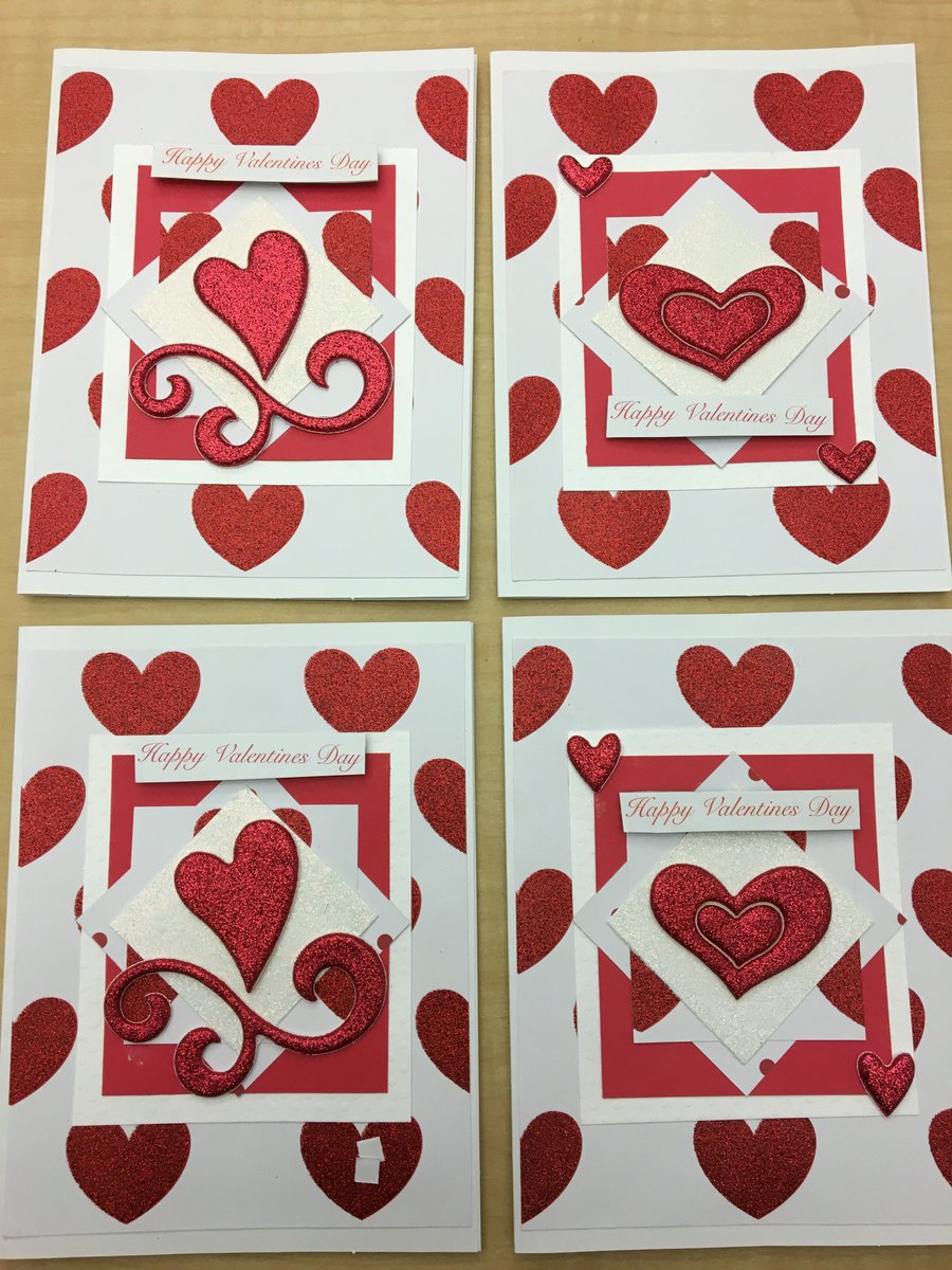 launchcardshop's tweet photo. Valentine's Day will be here before you know it! Don't forget your Valentine! Here are a few examples of the cards we have been making this week. https://t.co/92GPiV4M31