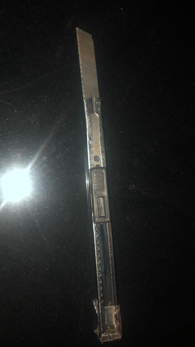 Syndicate 13 from the #ViolentCrimeTaskForce have arrested a male in his 20’s for possession of this #Knife in #Leyton. #StopandSearch.