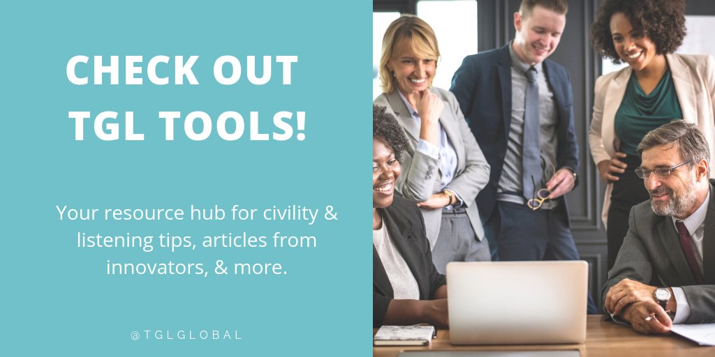 tglglobal's tweet photo. Need tools to for listening or working across differences? Head to https://t.co/gUs7CBHao2 checkout what we offer!
 
 #nonprofit #civilitymatters https://t.co/JS3VM8AVYh