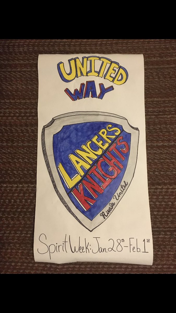 The posters are hung! We are promoting Rivals United with posters in the Lincolnview Bible House, the Lincolnview Community Center, and Firehouse Pizza in Middle Point. <a href="/unitedwayvwco/">FUKDUKS $FUKDUK</a> <a href="/CviewCrazyCrew/">Crestview Crazies</a> #RivalsUnitedChallenges