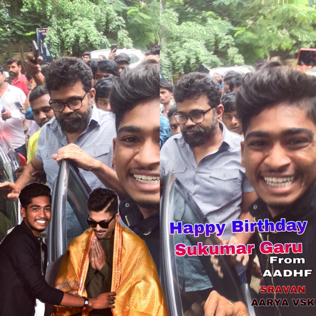 SravanAaryavsk's tweet photo. #lastwishesh #anna #HappyBirthdaySukumar @aryasukku #Sukumar anna #garu @alluarjun anna #aarya #Aarya2 😘 #movie #directorgaru #upcmg #aarya3 kosam #waiting #annaya #from #aafans #smilingstar @SravanAryavsk https://t.co/tf46RolcT1