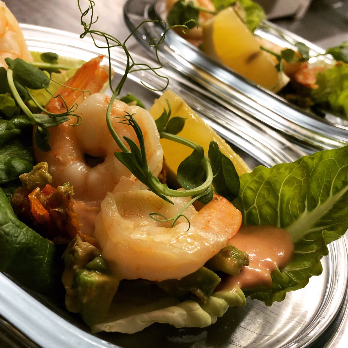 cafelilli's tweet photo. Prawn Cocktail- Cafe Lilli Style 🦐💃🏼 with Tomato, Avocado &amp; Capers. #prawncocktail #cafelilli https://t.co/0esIpKoEry