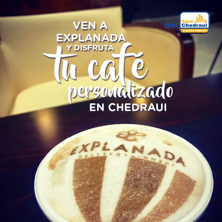 Visita @Chedrauioficial y disfruta de un delicioso café personalizado. #Vivelascompras en #ExplanadaPuebla.
#EsMalltertainment.