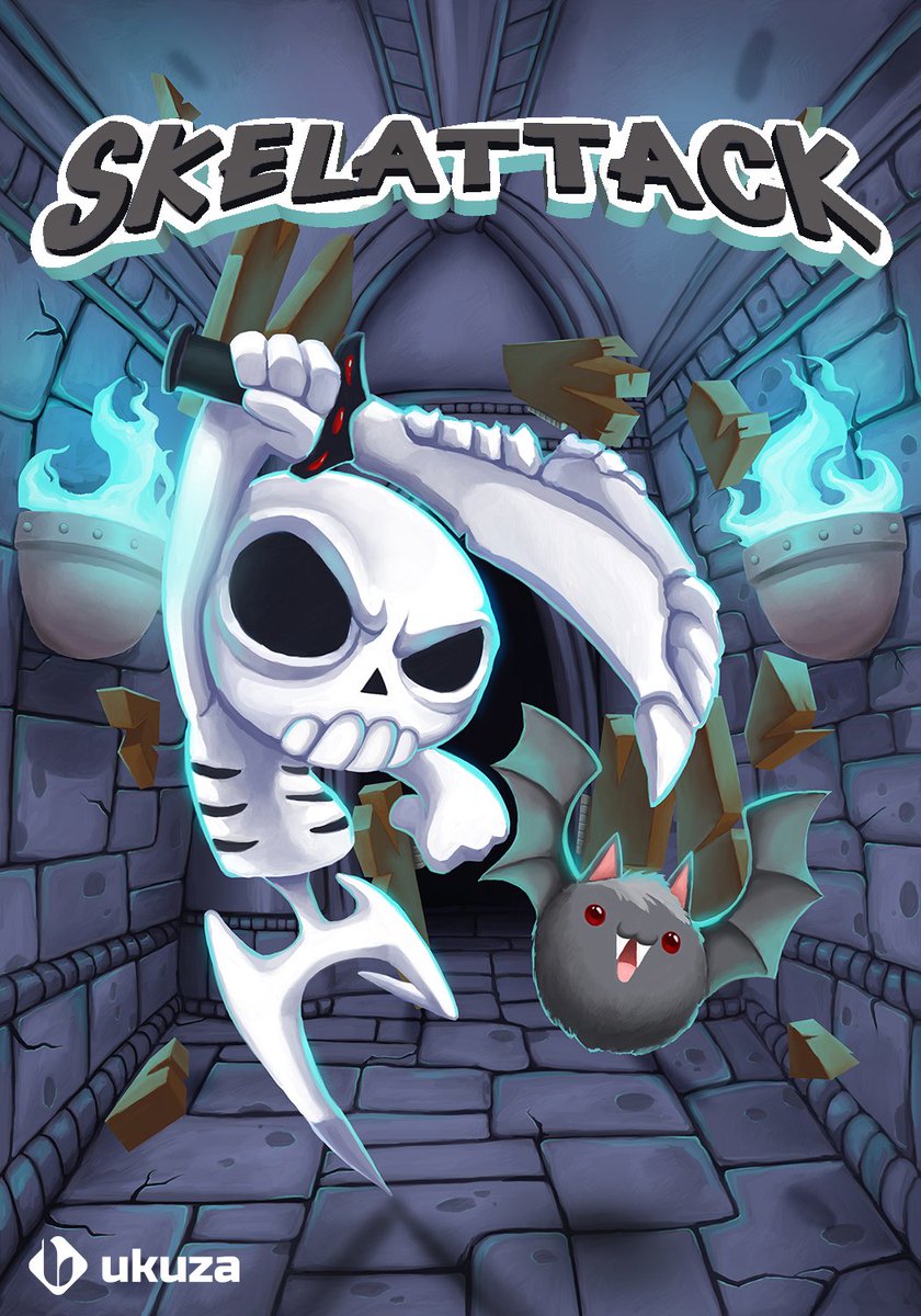 Skelattack Skully And Imber Are Busting Through To The Weekend Grab Your Sword Magic Scroll And Bat Friend And Download The Game Demo From T Co 9qlcaakcrh To Test Your Dungeon Clearing Skills