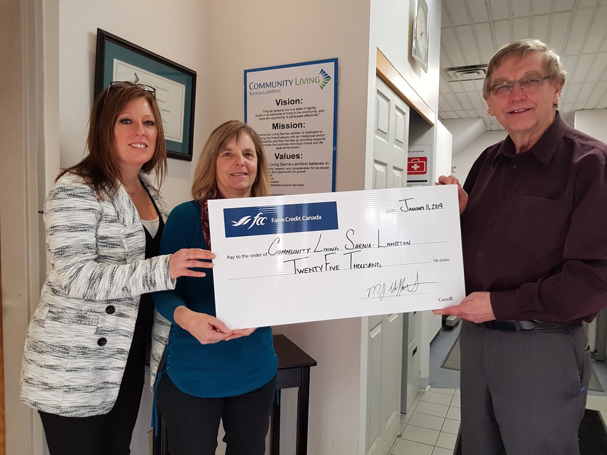 Just received our #FCCAgriSpirit funds for our Accessible Van! Thanks <a href="/FCCagriculture/">Farm Credit Canada</a> #FCCAgriSpirit