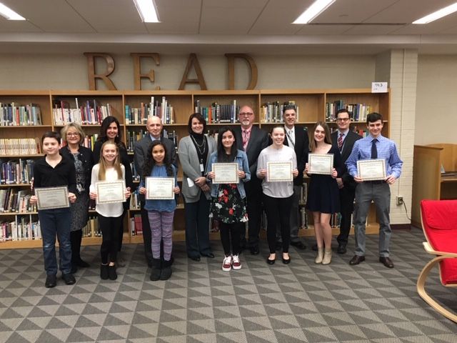 MonroeSuper's tweet image. Pictured below are the award recipients for the January Superintendent&apos;s Student of the Month Award!  Congratulations!  Also shown are the parents, teachers and guests who came out to support them!  Thank you!