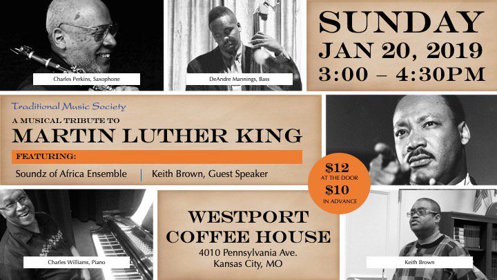 TraditionalMusi's tweet photo. The Traditional Music Society will be celebrating Dr Martin Luther Kings birthday this month. Come on out. A must see event! https://t.co/yCwudHzo3c