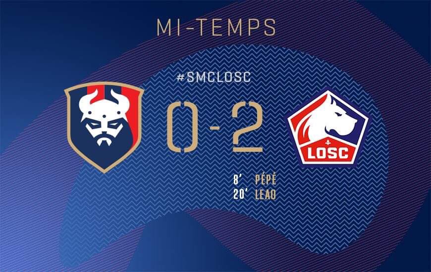 SMCaen's tweet photo. ⏱ C'est la mi-temps à d'Ornano, le @SMCaen s'est fait punir sur deux contres et voit le @losclive mener à la pause.
#SMCaen #TeamSMC #LOSCSMC https://t.co/fBnaPao3gM