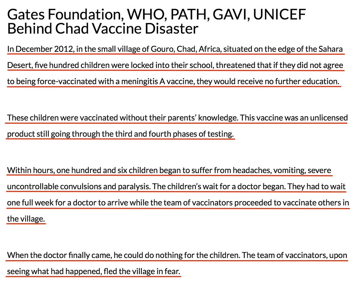 Anon On 8Chan Suggested That Gates Were Trembling With Fear Now That The Clinton Foundation Is Under Multiple Federal Investigations. GF Already Face Lawsuits In India Due To An Investigation By The Supreme Court Of India.October 5, 2014. https://vactruth.com/2014/10/05/bill-gates-vaccine-crimes/ #QAnon  @potus