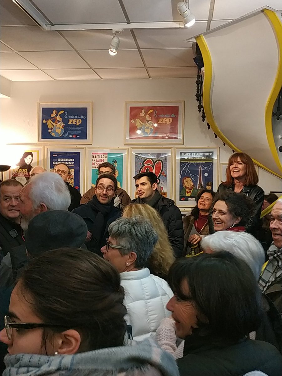 FIBDASSO's tweet photo. #LeN6 rue de l'Arsenal #Angouleme nouveau local de l'association @FIBDASSO ouvre ses portes en préambule du #FIBD2019 ... En présence de Mme #Lajus Préfète, @xavierbonnefont maire d' @MairieAngouleme et @MESNIERThomas député de #Charente https://t.co/nKeKGxTxaF
