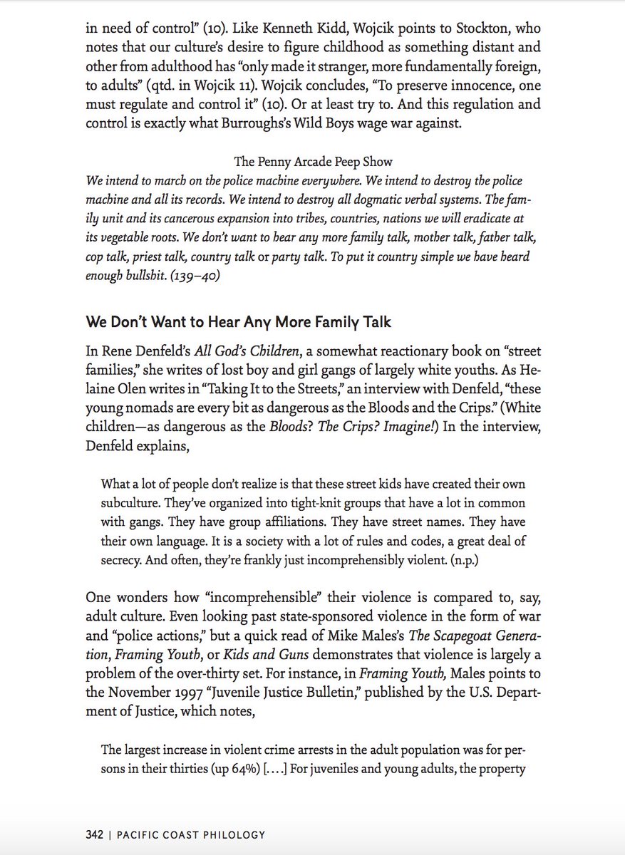 josephsdsu's tweet image. If you've access to #ProjectMuse or #JStor, dig Craig Svonkin (@csvonkin) &amp;amp; Steven Axelrod (@sgaxelrod)'s special issue of #PacificCoastPhilology (53.2: 2018) on "The Metafamily," featuring my essay "Street Families and Wild Boys, A Collage for #WilliamSBurroughs." Worth a look!