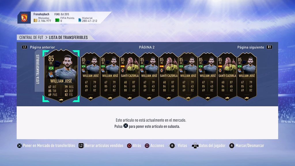 FIFAUTTRADEOS's tweet photo. SACADA! 🔥 

👉🏼 Ayer dijimos de comprar a Cazorlas en 23.000 por aquí, y, en menos de un día sube más de 7K por carta.

✅ Brutal beneficio y para ello hacemos #SorteoFlash de 25.000 coins entre los RT, follow y que estén en mi Telegram! https://t.co/acWwWdDRE7

⏰ Mañana premio! https://t.co/OvCJEWJ6q2