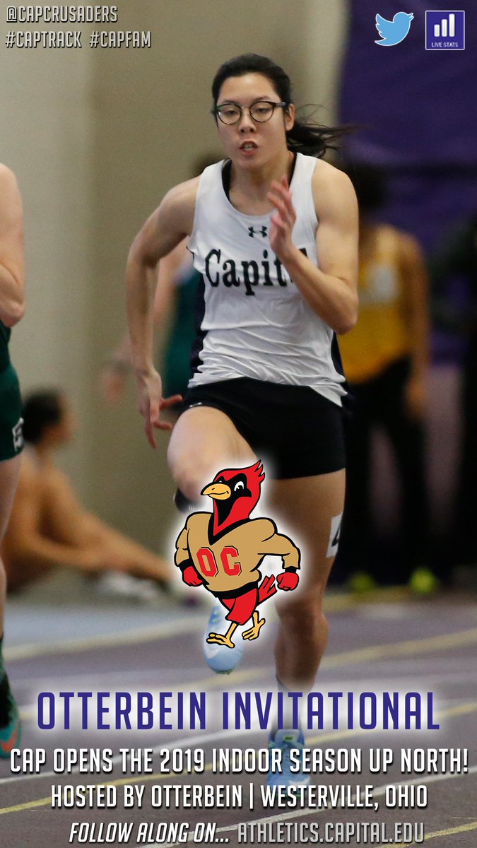 IT'S MEET DAY!!! Capital Men's and Women's Track &amp; Field begin their seasons today at the Otterbein Invite, we'll provide updates here throughout the day and you can follow along with the link below! Field events begin at 11, running events at 12:30!

📊: results.timingfirst.com/meets/1842/sco…