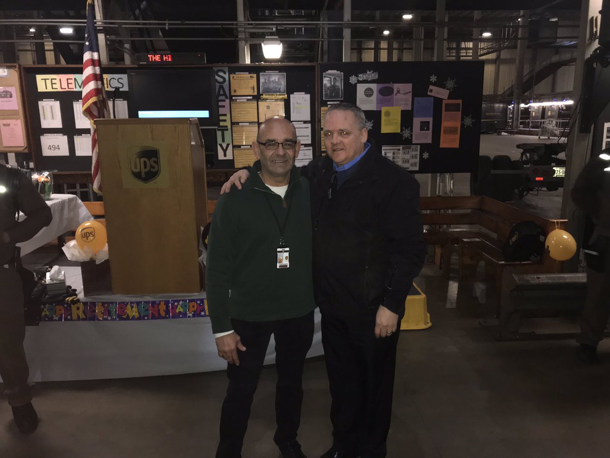 Frank Foglio (@frankfoglio1) on Twitter photo Media Business Manager Joe O’Hara and Service Provider Christian Simanca saying one last good bye. Christian retired after 26 Years of Service as a Circle of Honor Driver! Have a Healthy and Happy retirement!
<a href="/ChesapeakUPSers/">Chesapeake UPSers</a> Media Business Manager Joe O’Hara and Service Provider Christian Simanca saying one last good bye. Christian retired after 26 Years of Service as a Circle of Honor Driver! Have a Healthy and Happy retirement!
<a href="/ChesapeakUPSers/">Chesapeake UPSers</a>
