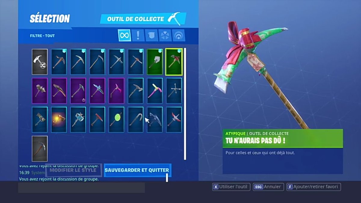 EerrKz's tweet photo. Je vend mon compte fortnite pasctre cher voilà voilà :) https://t.co/evAj0hxwIE